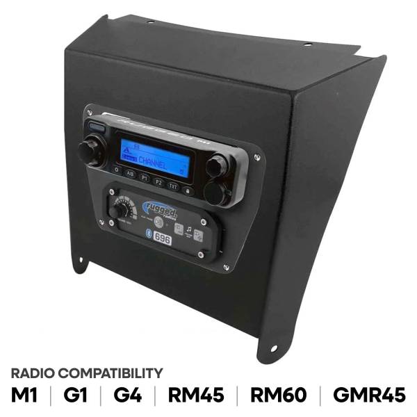 Rugged Radios - Kawasaki KRX Multi-Mount Kit for Rugged Mobile Radios and Intercom Rugged RDM | MT-KRX-MM-RDM