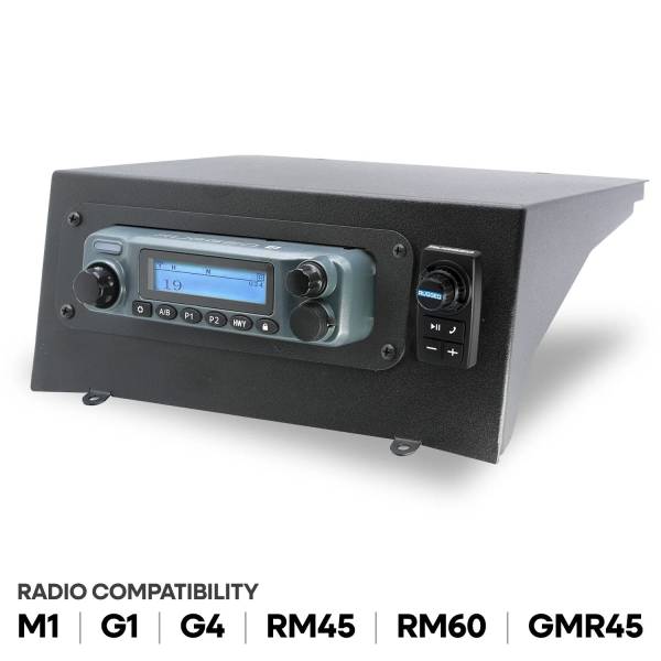 Rugged Radios - Kawasaki KRX Top Mount Kit Rugged M1/G1/RM45/RM60/GMR45 | MT-KRX-TM-SW-RM