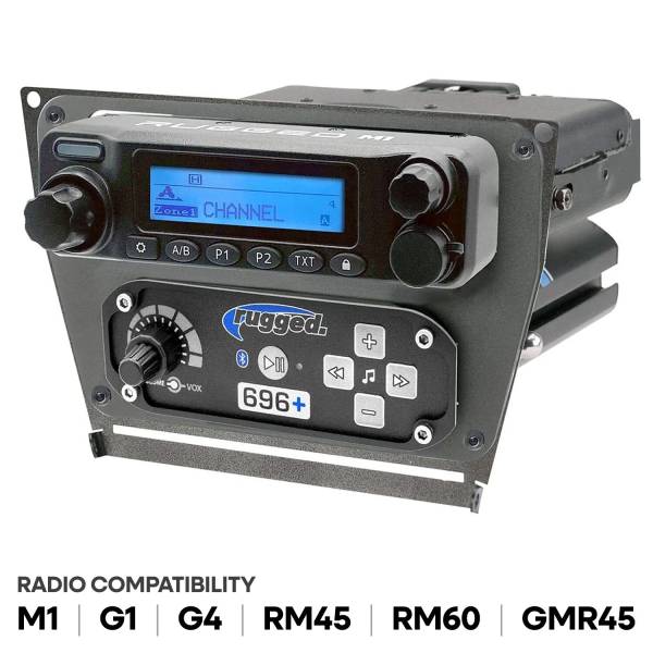 Rugged Radios - Polaris RZR PRO XP RZR Turbo R and RZR PRO R Dash Mount Radio and Intercom Rugged GMR25 | MT-PRO-MM-25WP