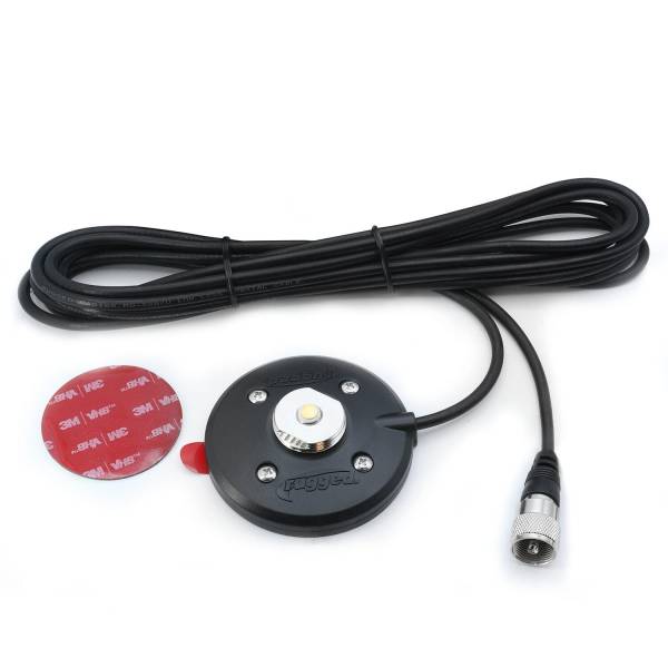 Rugged Radios - NMO - Adhesive Antenna Mount with 15 Coax Cable | NMO-STICK-ON