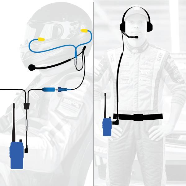 Rugged Radios - RUGGED Wired Driver and Crew Chief Racing Kit with R1 Radios | OFFROAD-R1