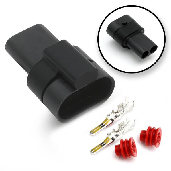 Rugged Radios - Waterproof Power Plug Connector Kit (Male) – Upgrade or Replacement | PLUG-WP-RM-M