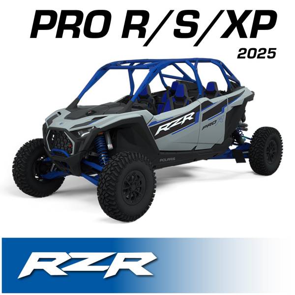 Rugged Radios - 2025 Polaris RZR Pro XP Pro R and Pro S - Complete Communication Kit with Bluetooth Intercom and 2-Way Radio M1 VHF Business Band | PRO25-STX-RS-M1-HK