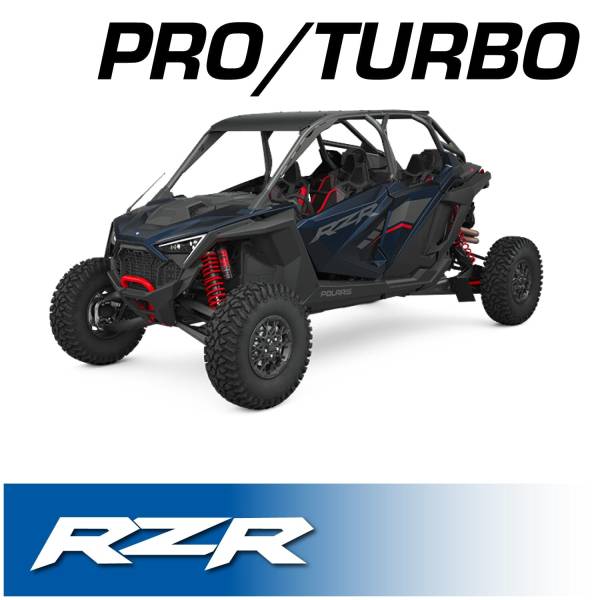 Rugged Radios - Polaris RZR PRO XP - Turbo R - Pro R - Complete Communication Kit with Bluetooth Intercom and 2-Way Radio STX Stereo / M1 VHF Business Band / Dash Mount | PROR-STX-M1-HK