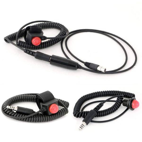 Rugged Radios - Velcro Mount Quick Disconnect PTT Kit [CS-3-QD PTT-VM2-QD] | PTT-VM2-QD-KIT