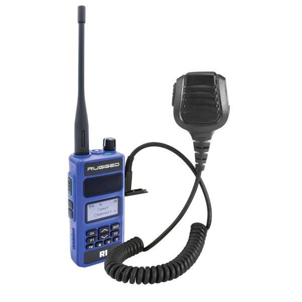 Rugged Radios - BUNDLE - Rugged R1 - Business Band Two Way Handheld Radio - with Hand Mic | R1-G