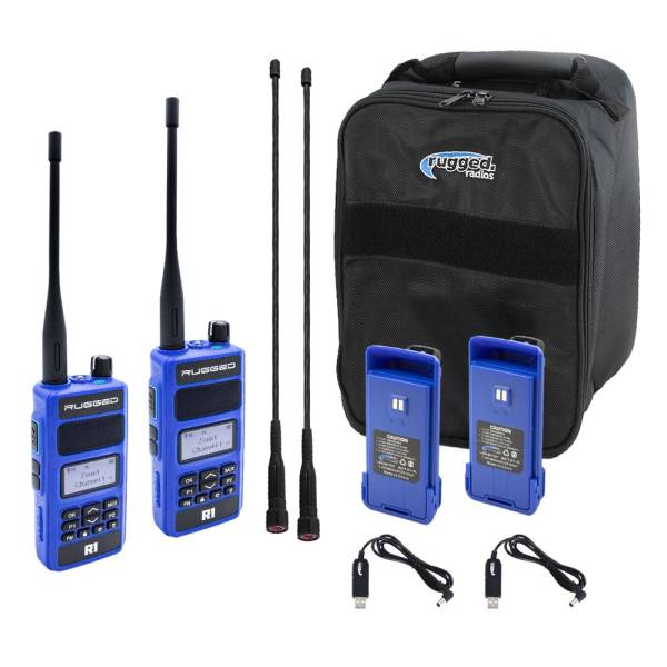 Rugged Radios - R1 READY PACK - Rugged R1 - Business Band Two Way Handheld Radios - Digital and Analog | R1-READY-PACK