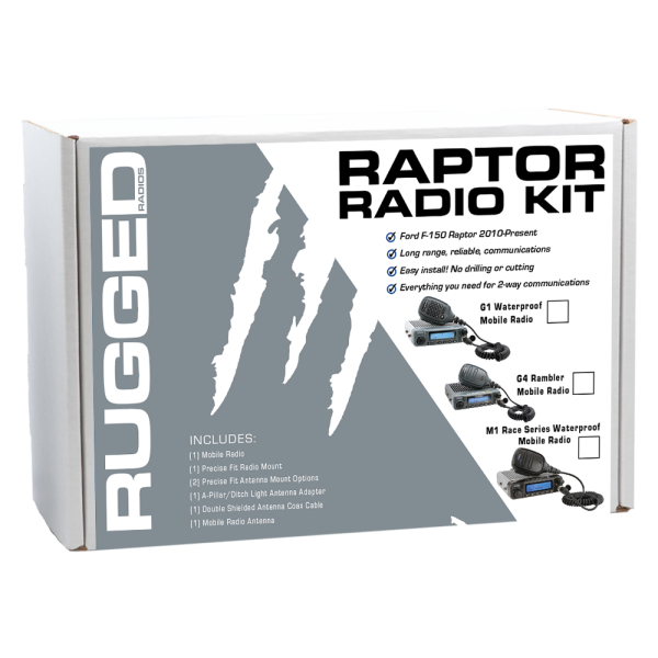 Rugged Radios - Ford Raptor Two-Way Mobile Radio Kit Rambler G4 | RAPTOR-G4