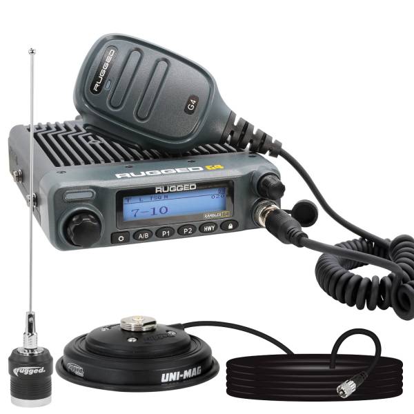 Rugged Radios - Radio Kit - Rambler G4 GMRS Mobile Radio with Antenna | RK-G4