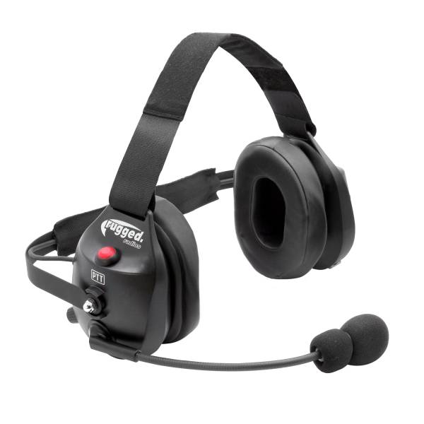 Rugged Radios - RW-H52 Behind-the-Head (BTH) Bluetooth Headset for 2-Way Radios | RW-H52