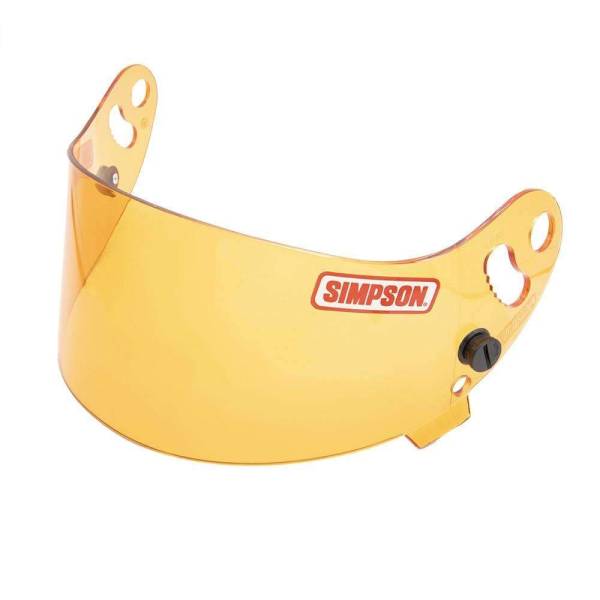 Rugged Radios - Simpson Devil Ray Amber Helmet Shield for Desert Devil Helmet | SIMPSON-SHIELD-AMBER