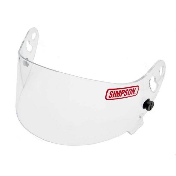 Rugged Radios - Simpson Devil Ray Clear Helmet Shield for Desert Devil Helmet | SIMPSON-SHIELD-CLEAR
