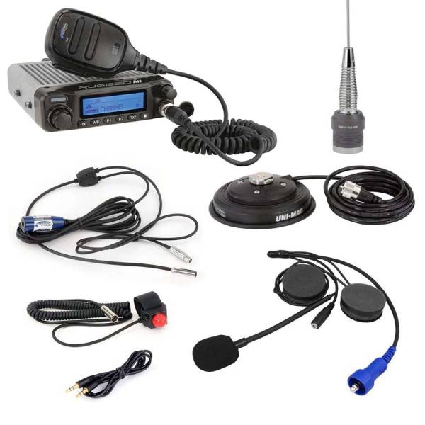 Rugged Radios - Single Seat Kit with Digital Radio Over-the-Head H22 Ultimate Headset | SS-M1-OTU