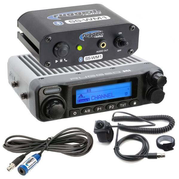 Rugged Radios - SS-WM1 Single Seat Kit with Digital Radio Helmet Kit | SS-WM1-M1-HK