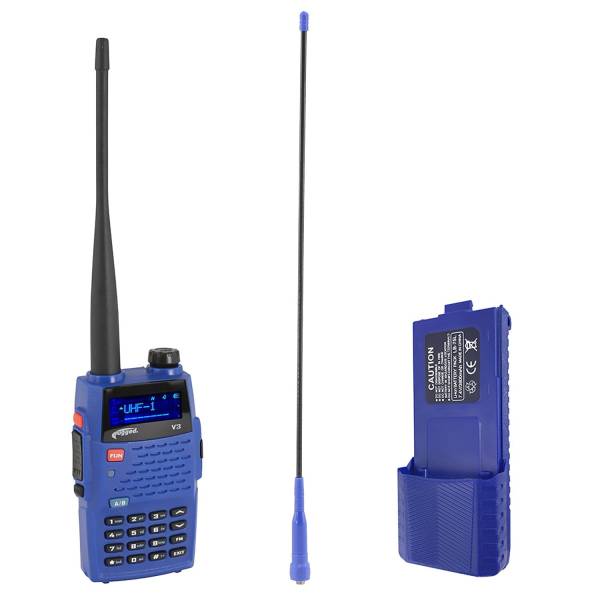 Rugged Radios - BUNDLE - Rugged V3 - Handheld Radio with Long Range Antenna and High Capacity Battery | V3-BUNDLE