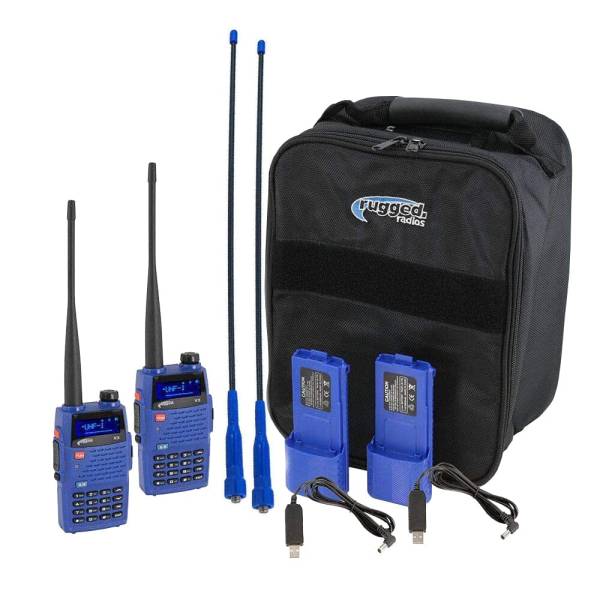 Rugged Radios - V3 READY PACK - Rugged V3 - Business Band Two Way Handheld Radios - Analog Only | V3-READY-PACK