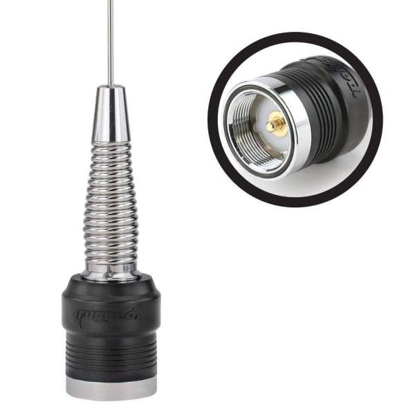 Rugged Radios - UHF & VHF Wide Band 1/4 Wave Antenna with Spring (132 - 525 MHz) | WB-1/4W-HD