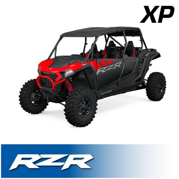 Rugged Radios - Polaris RZR XP Complete Communication Kit with Rocker Switch Bluetooth Intercom and 2-Way Radio 696 PLUS Remote Head / G1 GMRS | XP-696RS-G1-HK