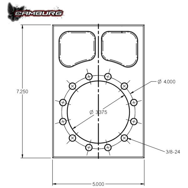 Camburg Suspension - Camburg 4130 TT Bolt-on Spindle Snout Block - Kit | CAM-010061