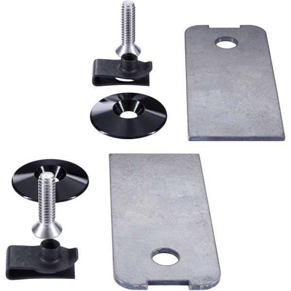 Camburg Suspension - Camburg Black Fender Washer 10 Pack (aluminum washer, bolt, body clip, 1/8" tab) - Kit | CAM-040073