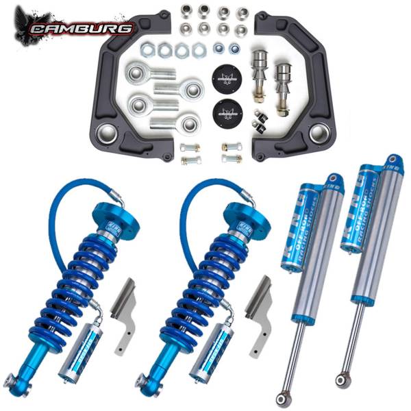 Camburg Suspension - Camburg Ford F-150 2wd/4wd '09-13 King 2.5 Performance Kit w/ Adj (BILLET UCA) - Kit | CAM-110162-K