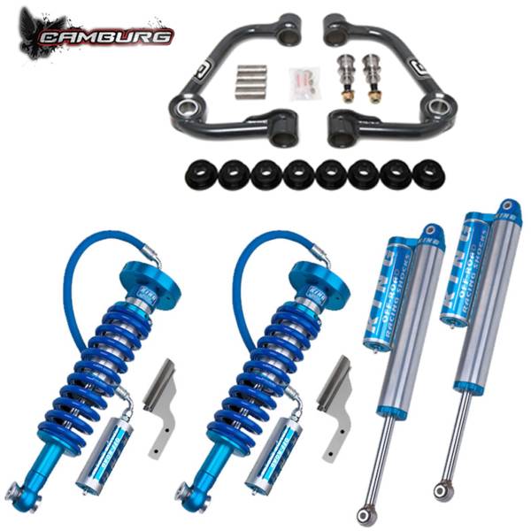 Camburg Suspension - Camburg Ford F-150 4wd 04-08 King 2.5 Performance Kit w/ Adj (UNI UCA) - Kit | CAM-110169-U