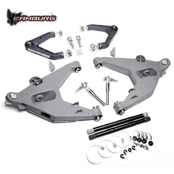 Camburg Suspension - Camburg Ford Raptor '17-20 Performance L/T Kit w/ Axles (BILLET UCA) - Kit | CAM-110176-K-GRY