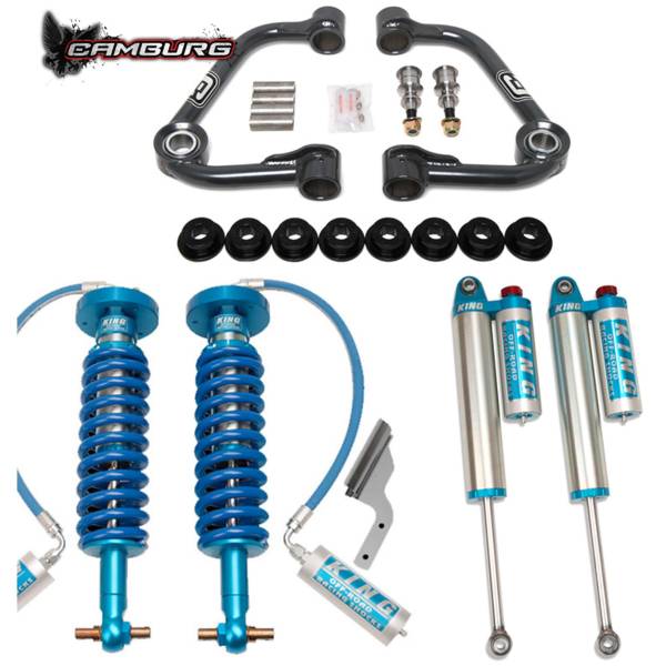 Camburg Suspension - Camburg Ford F-150 2wd '15-20 King 2.5 Performance Kit w/ Adj (UNI CAP UCA) - Kit | CAM-110197-UC