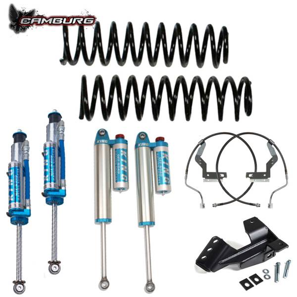 Camburg Suspension - Camburg Ford F-250/350 4wd '17-24 King 2.5 Performance Leveling Kit w/ Adj (gas) - Kit | CAM-110199-G