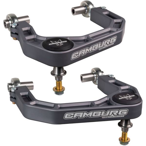 Camburg Suspension - Camburg Ford Bronco '21-24 KINETIK V2 Performance Billet Uniball Upper Arms (GRAY) - Kit | CAM-110214-GRY