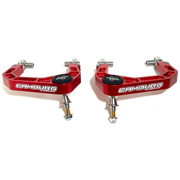 Camburg Suspension - Camburg Ford Bronco '21-24 KINETIK V2 Performance Billet Uniball Upper Arms (RED) - Kit | CAM-110214-RED