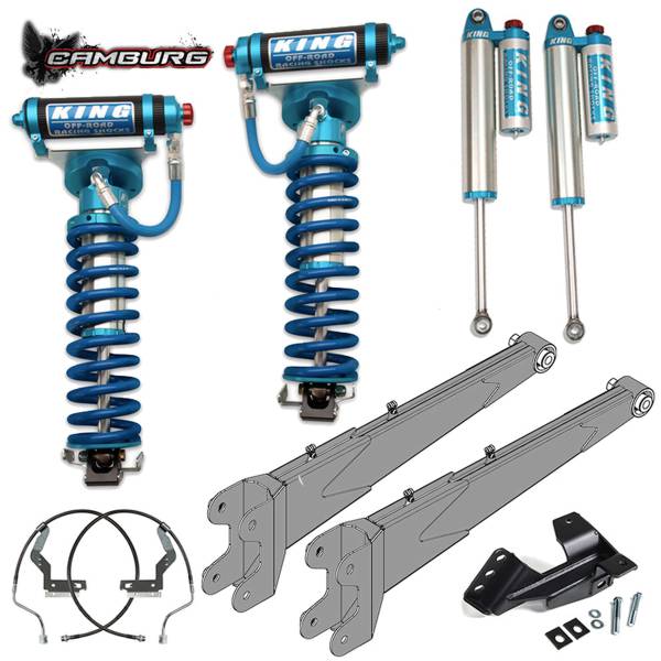 Camburg Suspension - Camburg Ford F-250/350 4wd '17-22 King 3.0 Coilover Performance Kit w/ Adj - Kit | CAM-110220