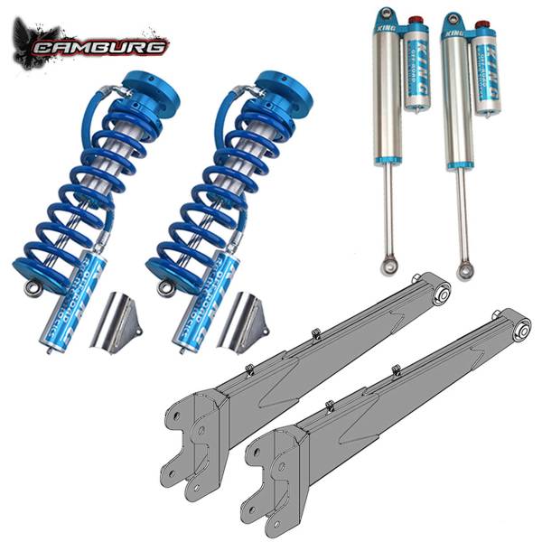 Camburg Suspension - Camburg Ford F-250/350 4wd '05-16 King 2.5 Coilover Performance Kit w/ Adj - Kit | CAM-110223