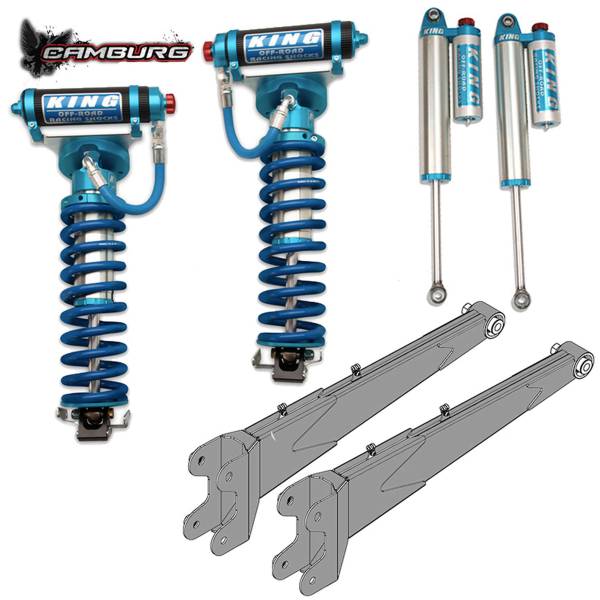 Camburg Suspension - Camburg Ford F-250/350 4wd '05-16 King 3.0 Coilover Performance Kit w/ Adj - Kit | CAM-110224