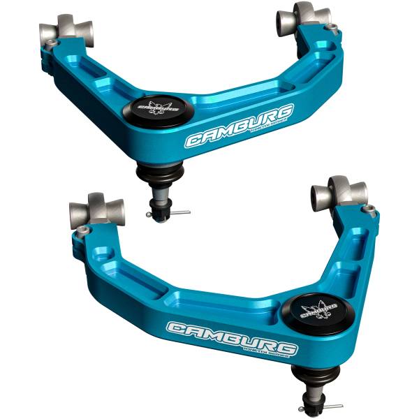 Camburg Suspension - Camburg Ford F-150 Raptor '10-'25 KINETIK Series X-Joint XL Upper Control Arm Kit (KING BLUE) - Kit | CAM-110234-BLU