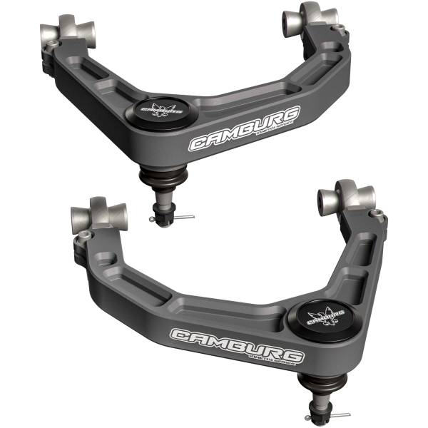 Camburg Suspension - Camburg Ford F-150 Raptor '10-'25 KINETIK Series X-Joint XL Upper Control Arm Kit (GRAY) - Kit | CAM-110234-GRY