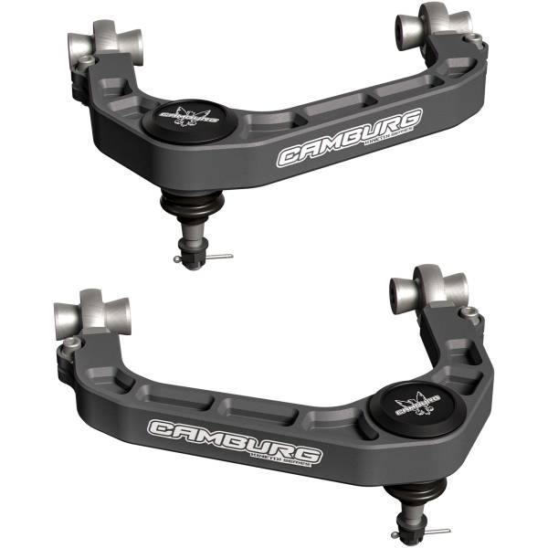 Camburg Suspension - Camburg Ford F-150 '21-'25 KINETIK Series X-Joint XL Upper Control Arm Kit (GRAY) - Kit | CAM-110235-GRY