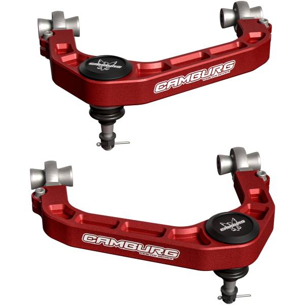 Camburg Suspension - Camburg Ford F-150 '21-'25 KINETIK Series X-Joint XL Upper Control Arm Kit (RED) - Kit | CAM-110235-RED