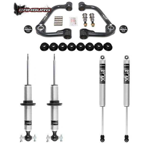 Camburg Suspension - Camburg Ford F-150 2wd '15-20 FOX 2.0 Performance S/R Kit (UNI CAP UCA) - Kit | CAM-110242-UC