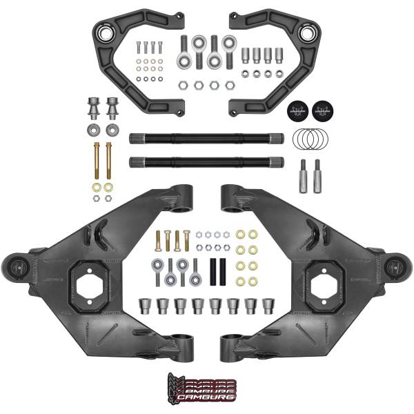 Camburg Suspension - Camburg Ford Bronco '21-24 Trail Series L/T Kit w/ Axles (BILLET UCA) (GRAY) - Kit | CAM-110243-K-GRY