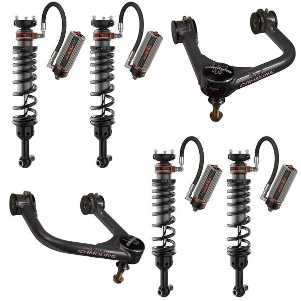 Camburg Suspension - Camburg Ford Bronco '21-24 FOX 3.0 Factory DSC Performance Kit (UNI CAP UCA) - Kit | CAM-110270-UC