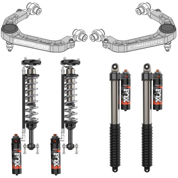 Camburg Suspension - Camburg Ford F-150 4wd '15-20 FOX 2.5 Performance Elite Kit (BILLET UCA) - Kit | CAM-110284-K
