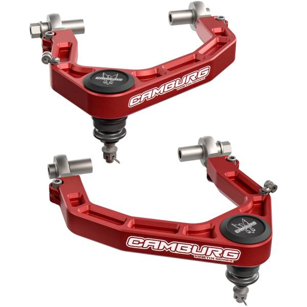 Camburg Suspension - Camburg Ford Ranger Raptor 2024 KINETIK Performance Billet X-Joint XL Upper Arms (RED) - Kit | CAM-110308-RED