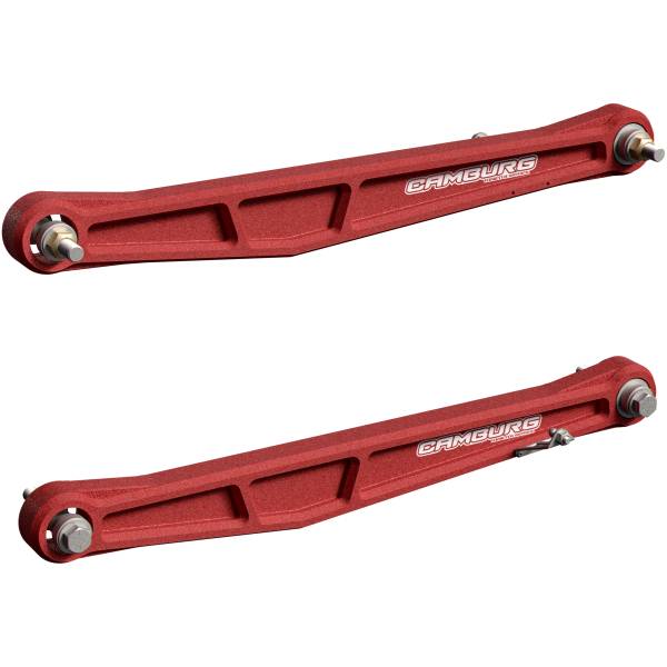 Camburg Suspension - Camburg Ford Ranger Raptor ’24-‘25 KINETIK Series Rear Billet Lower Trailing Arm Kit (RED) - Kit | CAM-120038-RED