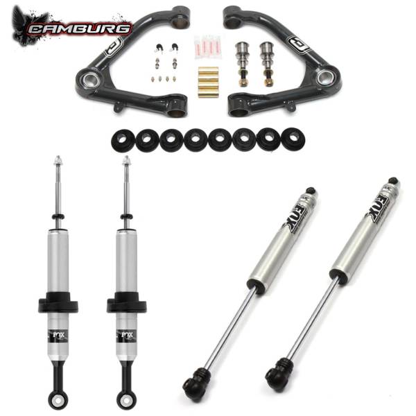 Camburg Suspension - Camburg Chevy/GMC 1500 2wd/4wd '07-13 FOX 2.0 Performance S/R Kit (UNI UCA) - Kit | CAM-210077-U