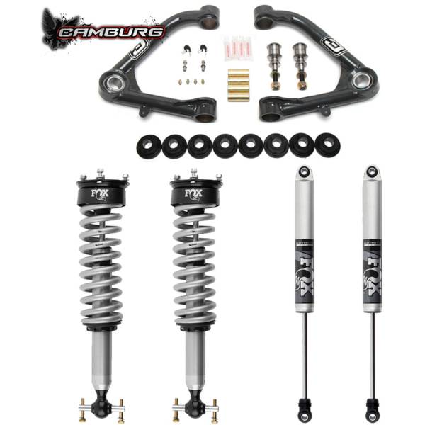 Camburg Suspension - Camburg Chevy/GMC 1500 2wd/4wd '19-24 FOX 2.0 Trail Series Kit (UNI UCA) - Kit | CAM-210083-U