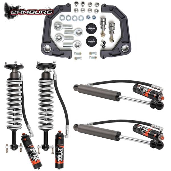 Camburg Suspension - Camburg Chevy/GMC 1500 2wd/4wd '19-24 FOX 2.5 Performance Elite DSC Kit (BILLET UCA) - Kit | CAM-210088-K