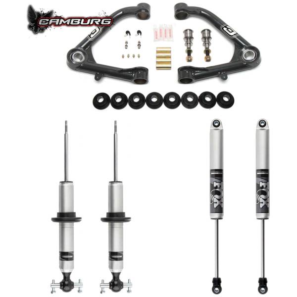 Camburg Suspension - Camburg Chevy/GMC 1500 2wd/4wd '19-24 FOX 2.0 Performance S/R Kit (UNI UCA) - Kit | CAM-210093-U