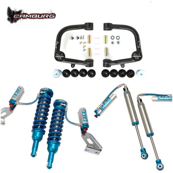 Camburg Suspension - Camburg Toyota 4-Runner '10-24 | FJ '10-14 King 2.5 Performance Kit w/ Adj (UNI CAP UCA) - Kit | CAM-310147-UC