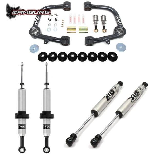 Camburg Suspension - Camburg Toyota Tacoma Pre/4wd '05-23 FOX 2.0 Performance S/R Kit (BJ UCA) - Kit | CAM-310152-X